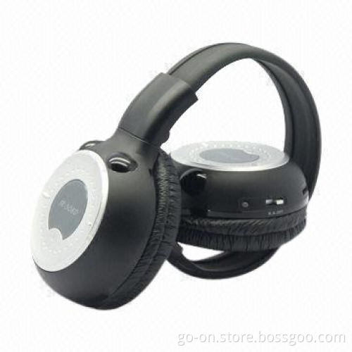 Nice Foldable Design Dual Channel IR Wireless Headset with Personal Volume Control